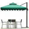 Buy cheap Customized Aluminium Garden Parasol Outdoor Patio Waterproof Umbrella from wholesalers