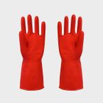 Multi-Purpose Flocklined Rubber Gloves Anti-Oil Waterrproof Anti-Detergent