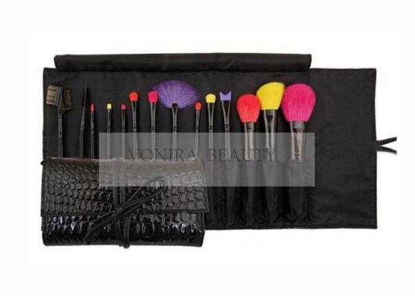 Buy cheap Colorful 14 Pieces Professional Makeup Brush Set With Premium Synthetic Hair from wholesalers