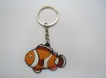customized logo rubber pvc keychain, Specter logo souvenir rubber keycharm,