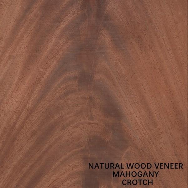 Buy cheap Fleeced Back Natural Mahogany Wood Veneer 0.5mm Special Crotch For Hotel Decoration from wholesalers