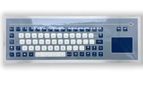 Buy cheap Lightweight Industrial Membrane Keyboard Explosionproof With Touch Pad 660g from wholesalers