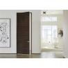 Buy cheap Laminate Coated Mdf Wooden Composite Front Doors Flush Interior PVC Swing Open Style from wholesalers