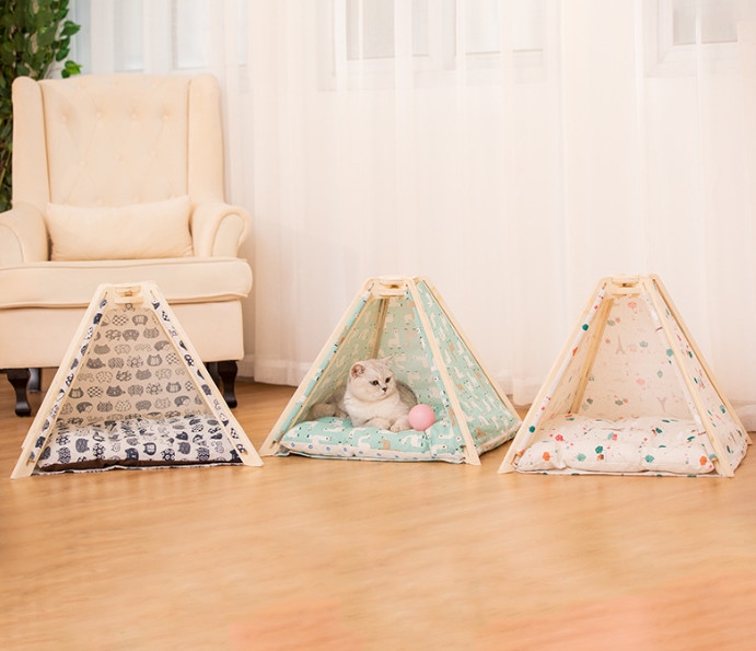 cat teepee tent