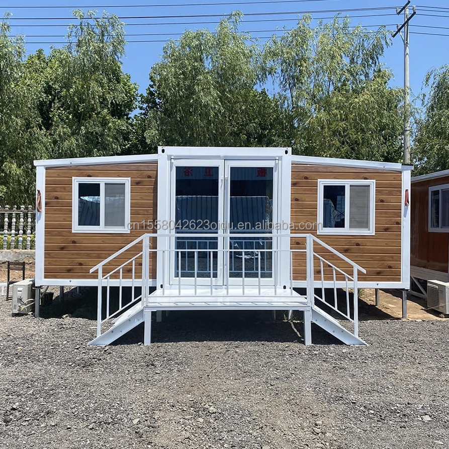 40 FT Modern Design Prefabricated Homes Outdoor Foldable Container House with Sandwich Panel and Aluminum Alloy Windows