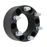 50mm Black Billet Wheel Spacers 6x5.5 for Chevy Silverado 1500 Tahoe Suburban, 2