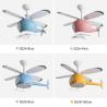 Buy cheap Custom Helicopter Ceiling Fan Light , Airplane Ceiling Fan Remote Control For Kids Room from wholesalers
