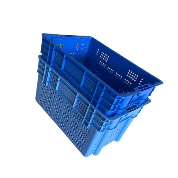Buy cheap Hygienic 60X40 HD Polyethylene Moving Crate Sea Food Market Load 50Kg from wholesalers