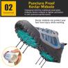 Buy cheap Lightweight Breathable Deodorant Work Shoes Summer Safty Shoes Men Safety Shoes With Rubber Bottom from wholesalers