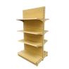 Buy cheap Factory Customized Color Size Logo wood grain color supermarket shelves retail display rack convenience grocery store racks from wholesalers