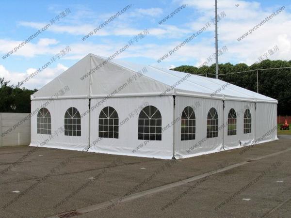 Buy cheap 500 People Aluminum Outdoor Event Tents for Sale and Parties with Decorations and Church Windows or Glass Sidewalls from wholesalers