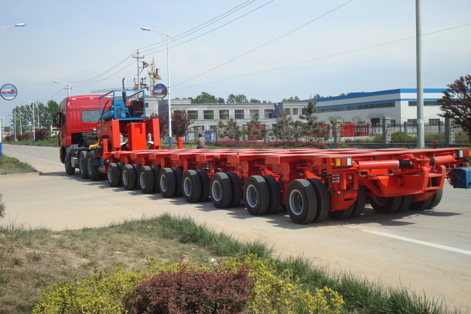 Juyuan Trailer OE NO. Multi Axles Hydraulic Modular Trailer for Construction Equipment