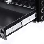 Adjustable Dividers Makeup Train Case Personalized Logo For Makeup Artists