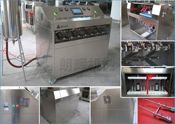Buy cheap Upgrade Semi-automatic Mixing Flavor Milk Filling Machine for Pre-shaped Pouch from wholesalers