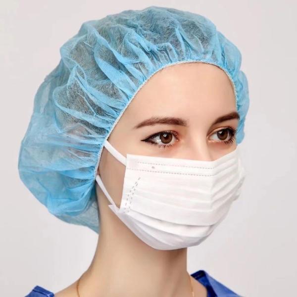 Buy cheap Color Selection Yellow Round Cap For Doctor / Surgeon / Nurse / Worker In Dustfree Workshop from wholesalers
