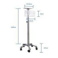 Buy cheap Economical Height Adjustable Patient Monitor Trolley Cart For Hospital product