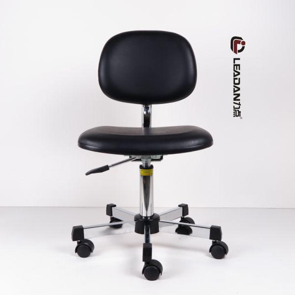Buy cheap Black Ergonomic ESD Cleanroom Chairs 360 Swivel Height Adjustable PU Vinyl from wholesalers