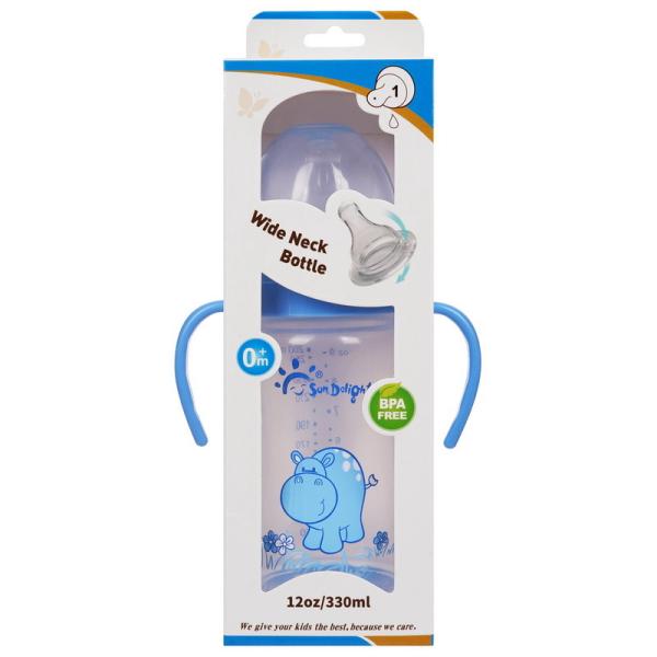 Buy cheap PP 12oz 330ml Wide Neck Arc Polypropylene Baby Bottles from wholesalers