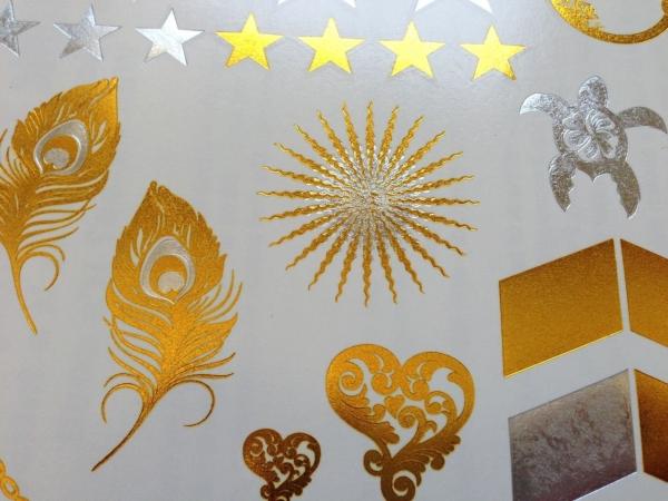 Buy cheap Gold metallic tattoo, Jewelry inspired metallic tattoo. from wholesalers