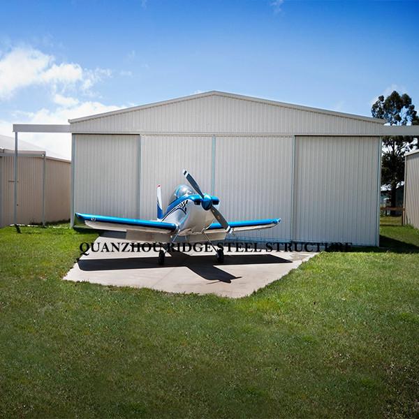 Buy cheap Light Prefab Steel Structure Building , Large Space Steel Building Aircraft Hangar from wholesalers