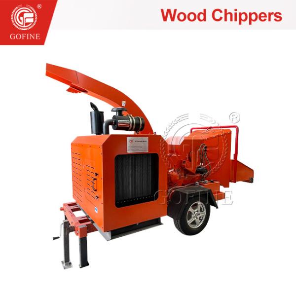 Buy cheap 1-2 Tons/Hour Diesel Powered Wood Chipper Branch Shredder from wholesalers