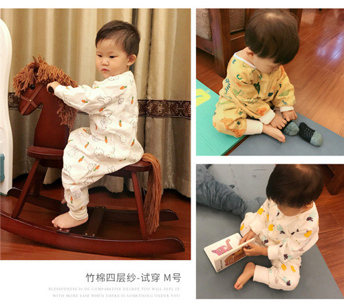 Full Size Muslin Sleeping Bag Baby Sleep Sack 100% Cotton Material Keep Warm