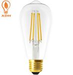 8W ST64 E27 Dimmable Edison Bulb Decorative Filament Light Bulbs 1050lm