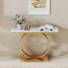 Buy cheap Metal 201 SS Console Table Living Room In Gold Hallway Furniture from wholesalers