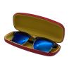 Buy cheap Hard Red Leather Clamshell Eyeglass Case 159x69x37mm from wholesalers