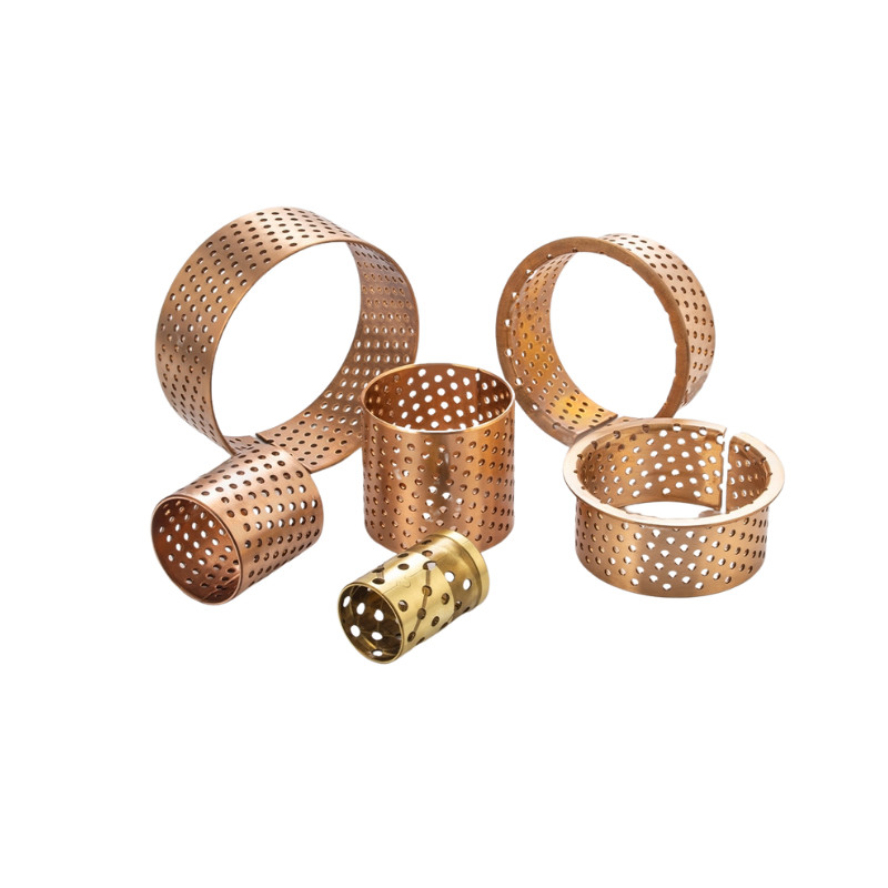 High Temperature Resistance Flanged Bronze Bushings With Oil Pockets