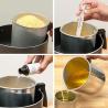 Buy cheap DIY Candle Making Pouring Pot Wax Melting Pitcher and 1200ml Cup in Silver Color from wholesalers