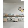 Buy cheap Wooden Modern Office Furniture Staff Desk with L Shaped Design and Y Mail Packing from wholesalers