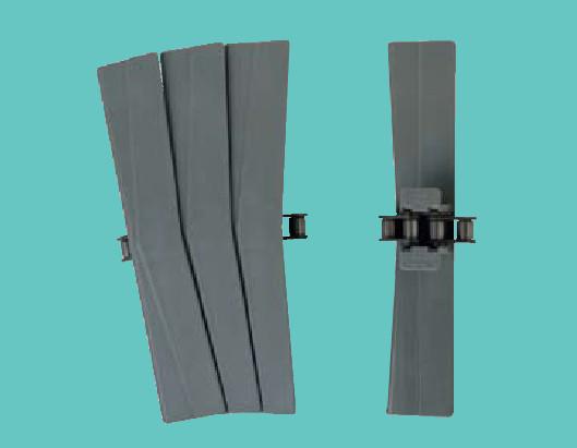 SS3873TAB-K1000 / K1200 plastic plate top snap on conveyor chains stainless
