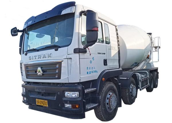 Buy cheap 8X4 Used Concrete Mixer Truck 450L 12 Wheel Sinotruk Transit Mixer from wholesalers