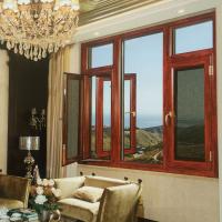 Buy cheap High Energy Efficiency Wood Grain Aluminum Casement Windows for House Transforma product