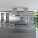 Stainless Steel Stainless Flat Pack Kitchen With Cabinet Furniture Designer