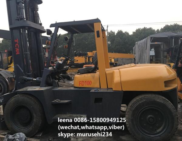 Buy cheap Diesel Second Hand Tcm Forklift Trucks Fd100z8 5.5m Lifting Height Made In Japan from wholesalers