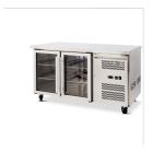 Stainless Steel Fan Cooling 2 Door Undercounter Chiller