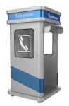 Robust Acoustic Telephone Phone , Impact Resistant Kiosk For Noisy Industry