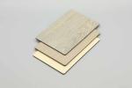 Mangosteen Pattern Grain Aluminum Composite Panel 0.4cm Water Resistant Interior