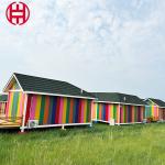 Customized Color Apartment Holiday Cottage Villa Bach Container House Prefab