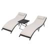 Buy cheap SGS Approval 77inch Depth Outdoor Patio Chaise Lounges from wholesalers