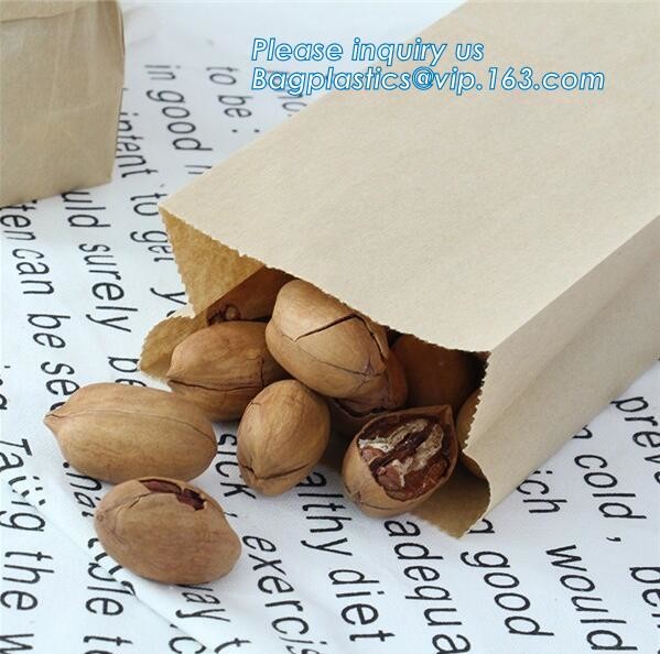 Bread Art Packing Kraft Paper Bag,Food Grade disposable Paper Bag With Logo Print,Beautiful printing Food grade package