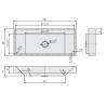 Buy cheap Washroom Bathroom Sink Handcrafted 16 Gauge Stainless Steel Material from wholesalers