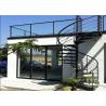 Buy cheap Carbon Steel Wrought Iron Spiral Staircase Modern Style Center Post Outdoor from wholesalers