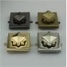 Buy cheap Newest Bag hardware zinc alloy 4 colors square handbag twist locks from wholesalers