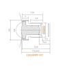 Buy cheap 1/3" 2.9mm 3Megapixel M12 mount 140degree Wide Angle Lens for OV4689 AR0330 from wholesalers