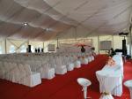 Huge Gala Outdoor Circus Tent With Luxury Lining Glass Door For Open - Air Event