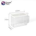 Transparent spice Jar set plastic seasoning box spice jar with spoon kitchen