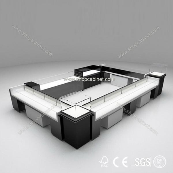 Buy cheap 2015 hot sale! commercial modern jewelry glass showcase from wholesalers